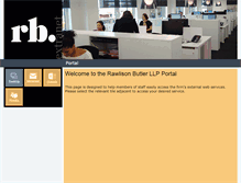 Tablet Screenshot of portal.rawlisonbutler.com